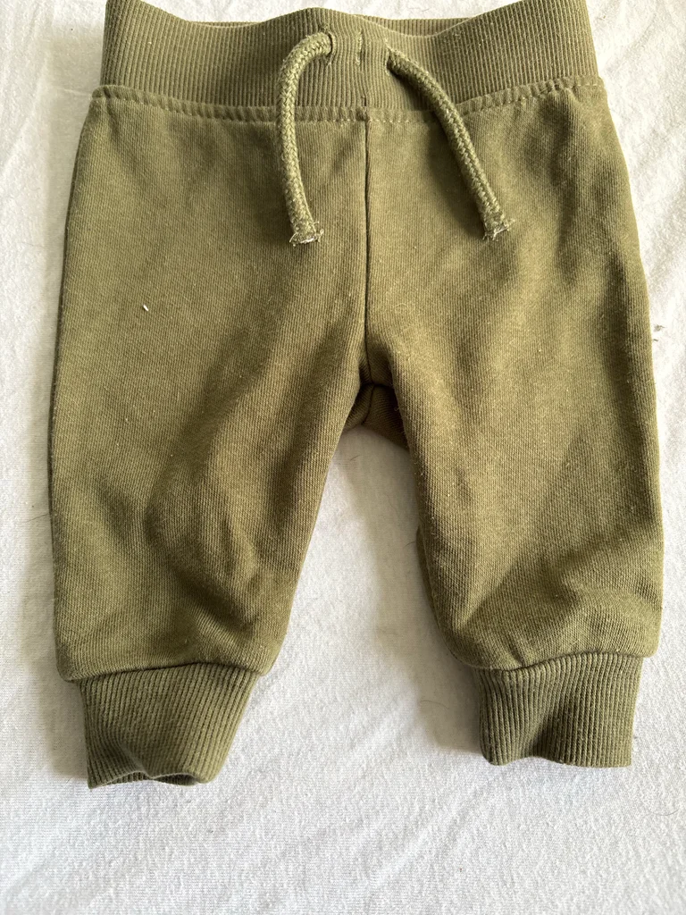 Pantalon Jogging Bébé - Vert Kaki (Primark) - 0/3mois – photo 2